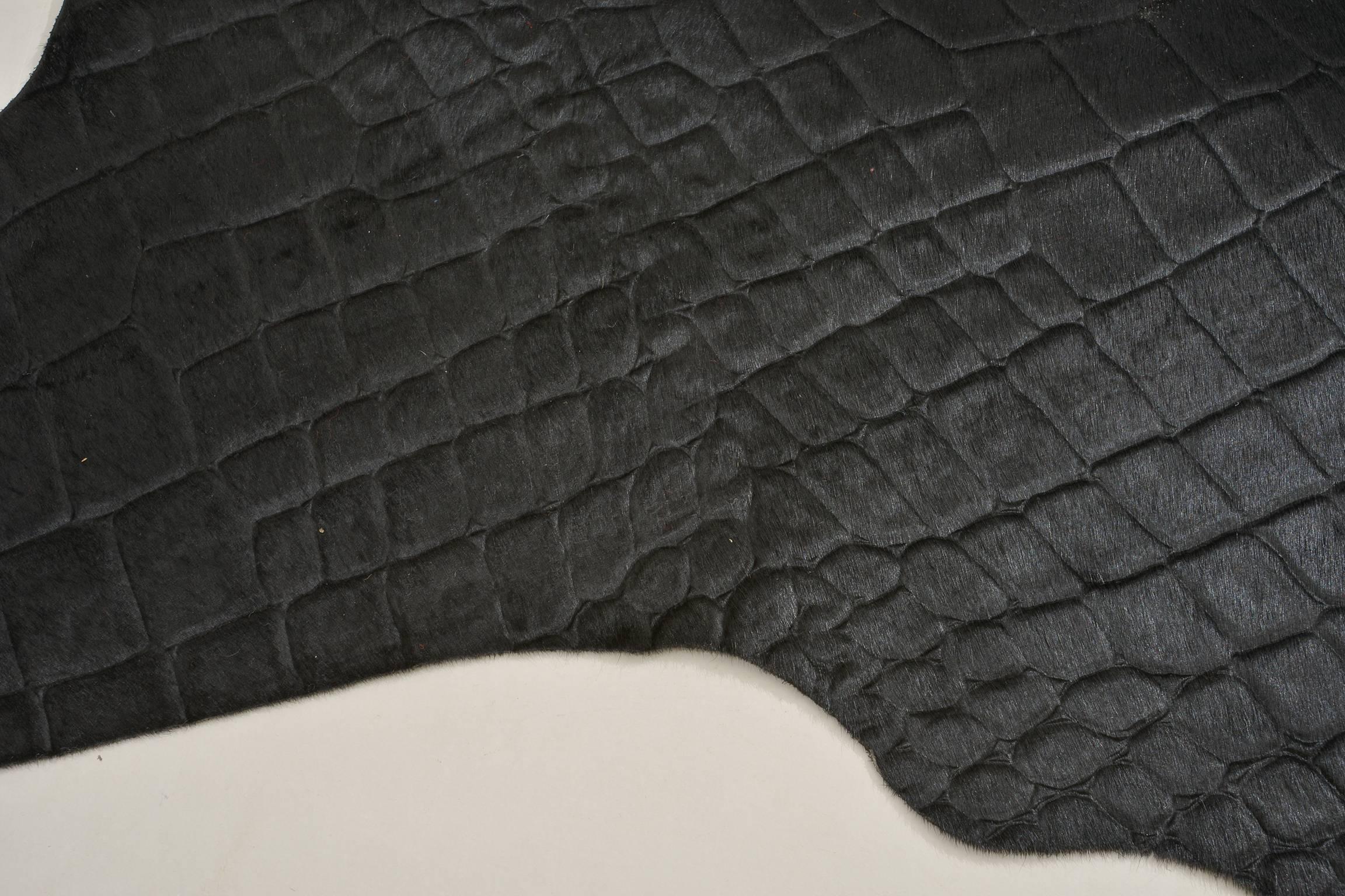 croc cowhide