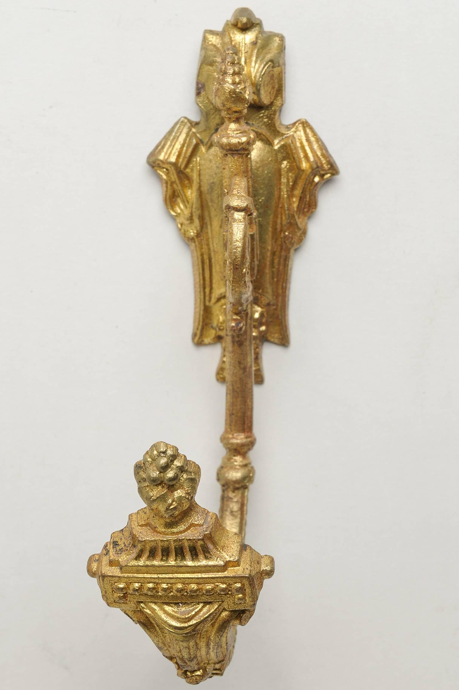Louis XVI Old Elegant bronze  Courtain Supports or Tiebacks - Six -