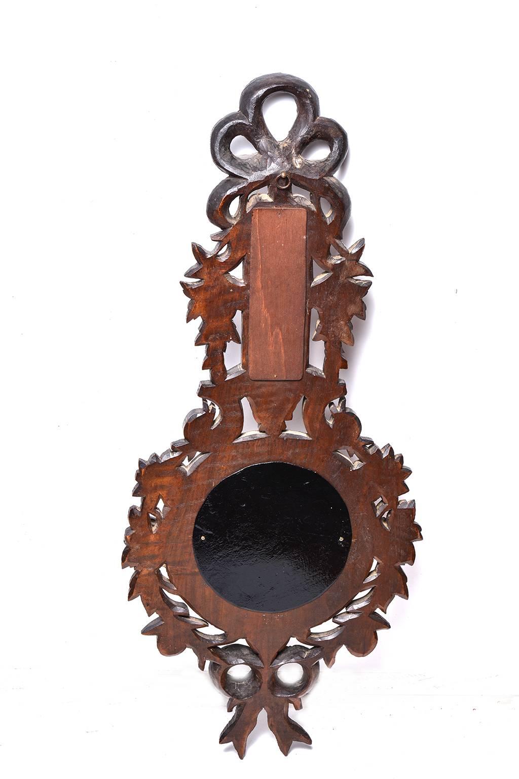 Old French Barometer with Love Knot In Excellent Condition For Sale In Alessandria, Piemonte