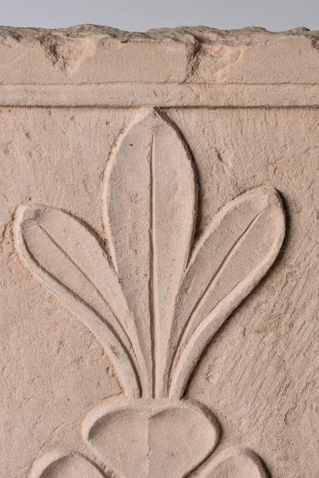 Agra  Architectural Antique Stone Panel -  For Sale