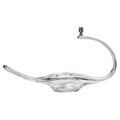 Rara lámpara de mesa de cristal de Murano "Gondole