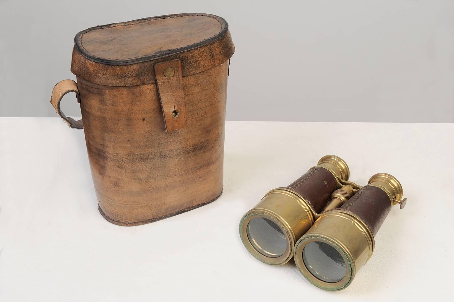 O/5086, old binoculars mariner for naval officer.