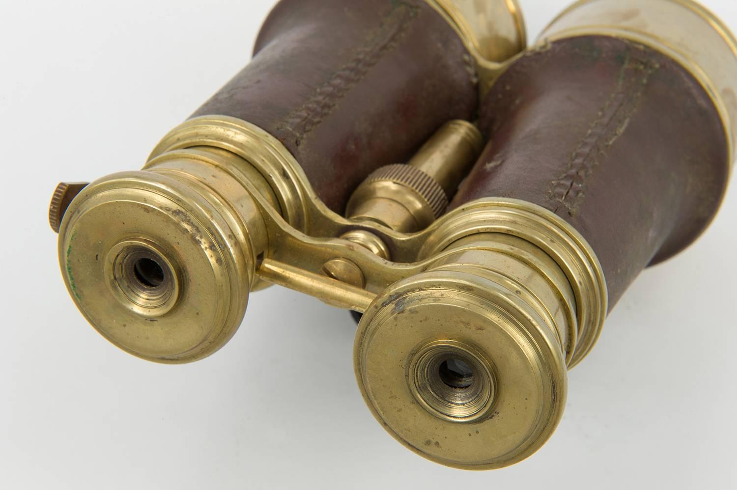 Brass Old Binoculars Mariner for Naval Officer