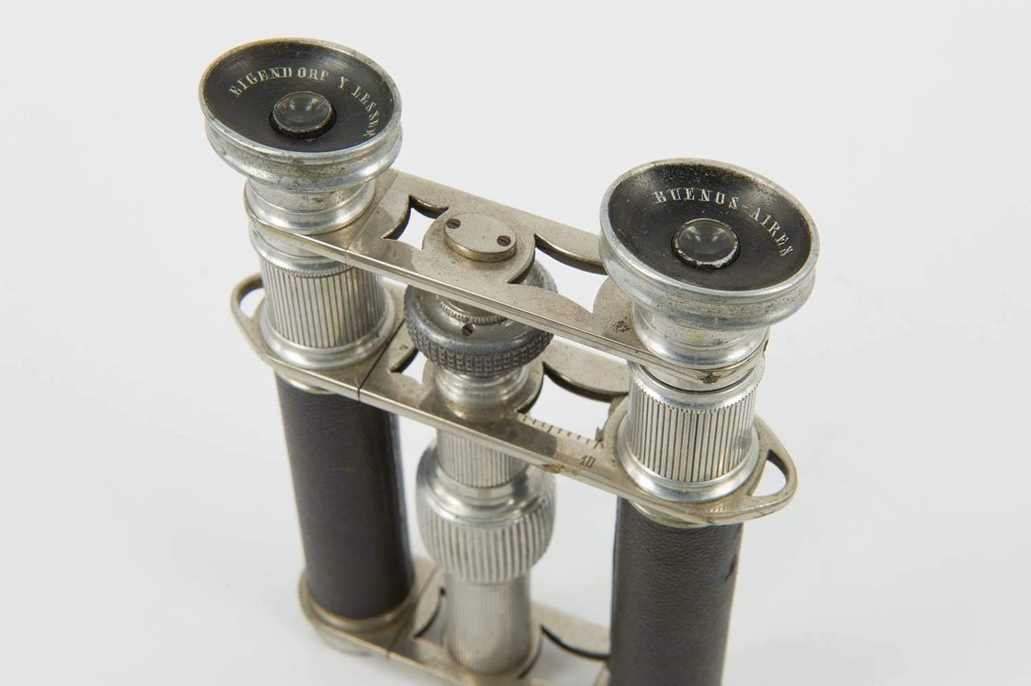 Steel Old Argentine Binoculars For Sale