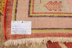 Old Large Samarkand Carpet, Vases of Peonies