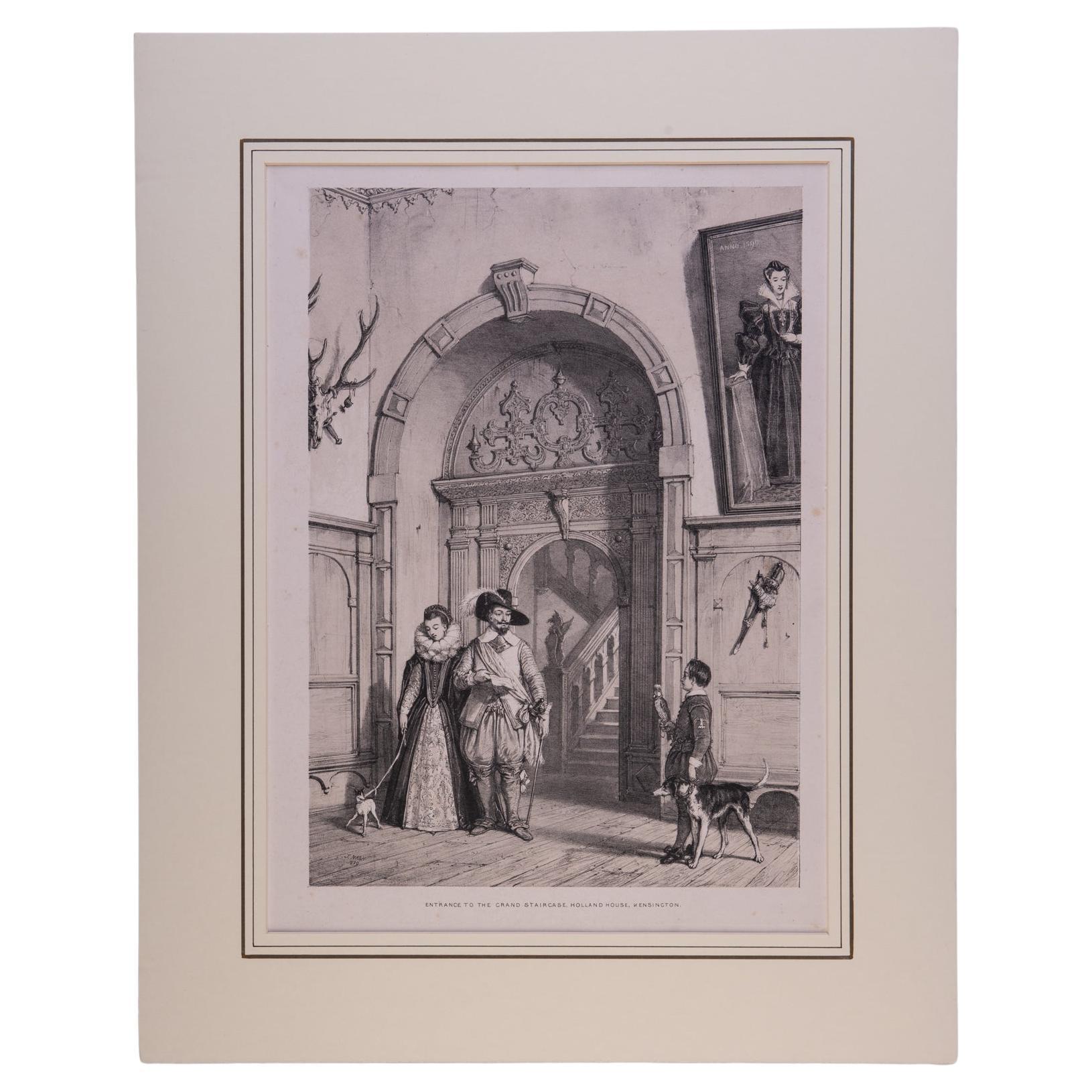 Antique English Prints by Joseph Nash For Sale