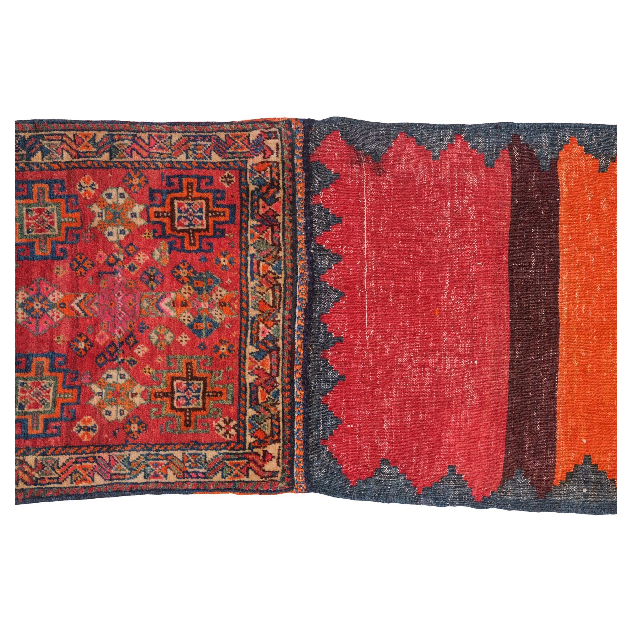 Hand-Knotted Nomadic Saddlebag from My Private Collection For Sale