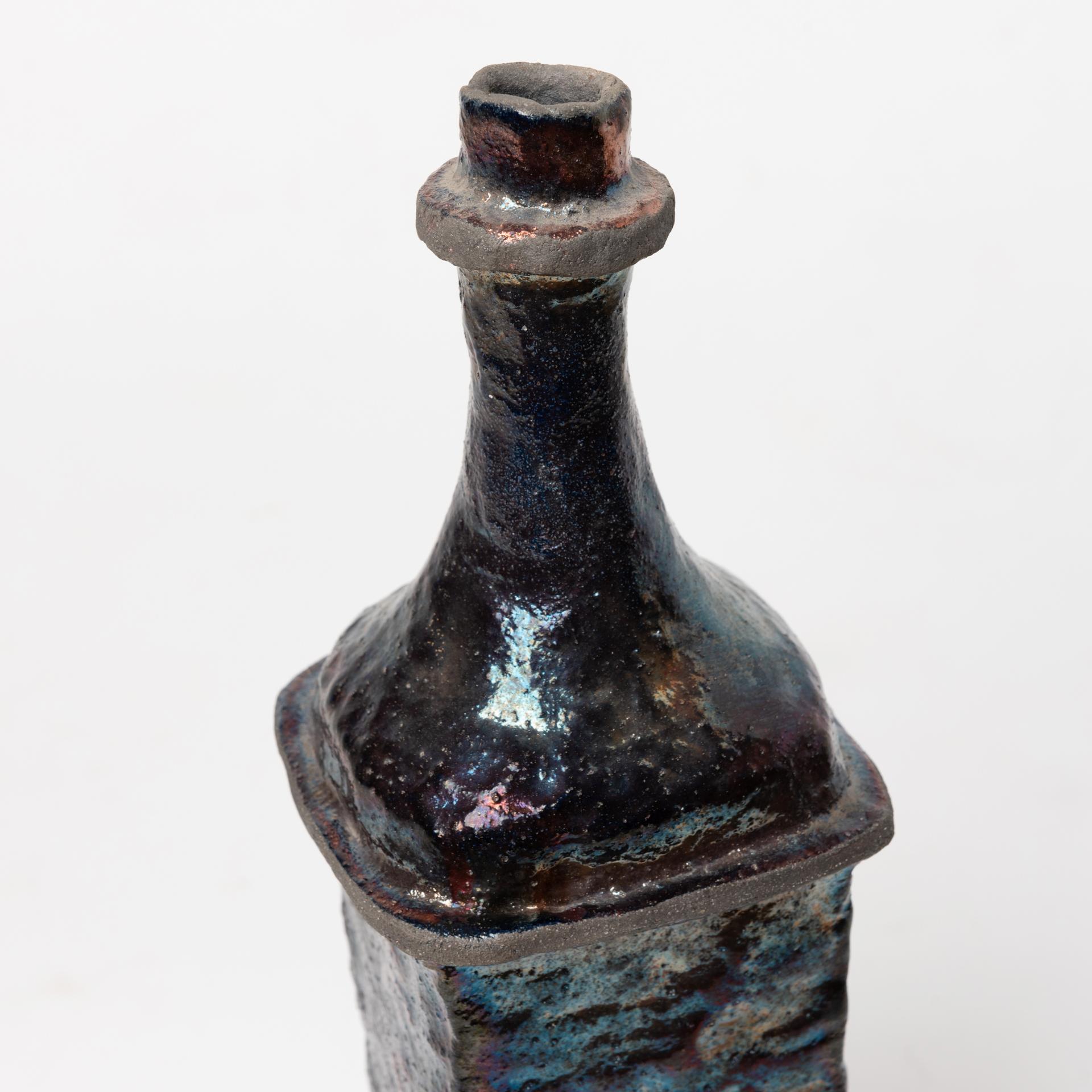Bouteilles en céramique Raku en vente 3