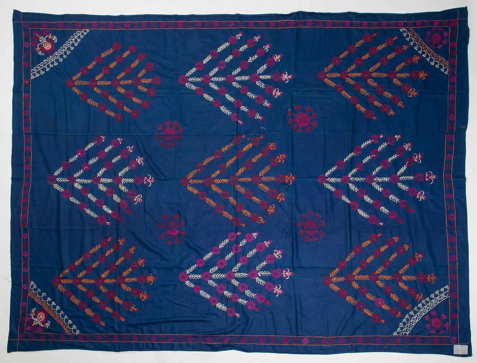 Folk Art  Uzbekistan  Susani, Suitable as Bedspread or Table Cover