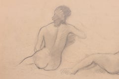 Pencil Drawing of a Female Nude