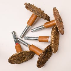 Bronze Knobs as Coat Hangers