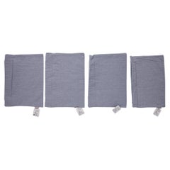 Lilac Pleated Cotton Cushions