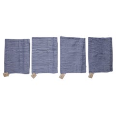 Lilac Pleated Cotton Cushions