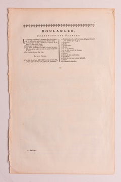 „Der Bäcker“ in der Enzyklopädie von Diderot und D’Alembert.