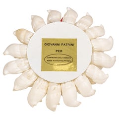 Kerzenhalter mit Muscheln von Giovanni Patrini, Vintage-Design, 1988