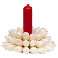 Kerzenhalter mit Muscheln von Giovanni Patrini, Vintage-Design, 1988