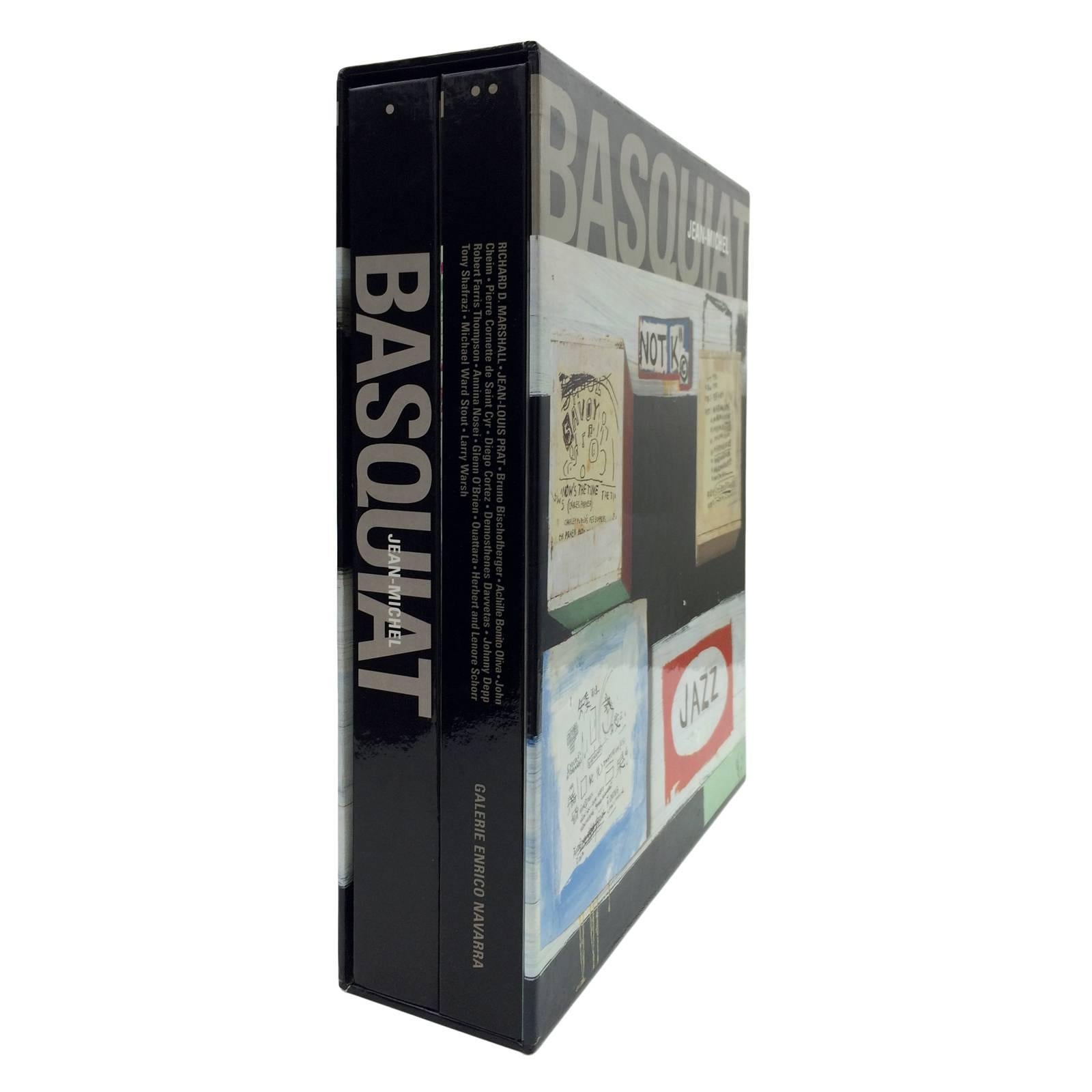 Français Peintures de Jean-Michel Basquiat, 2 volumes, 3e édition de la Galerie Enrico Navarra en vente