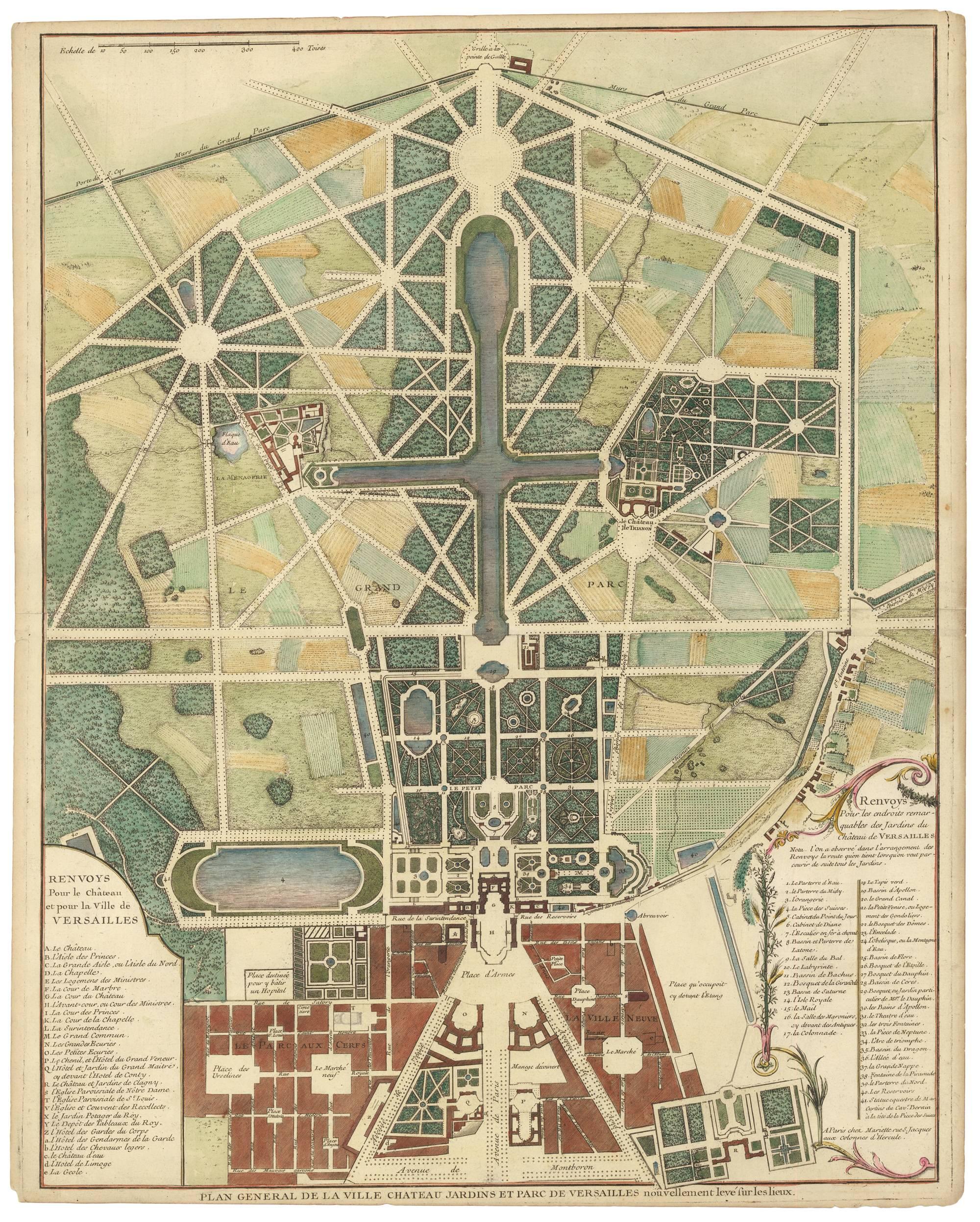 versailles garden map