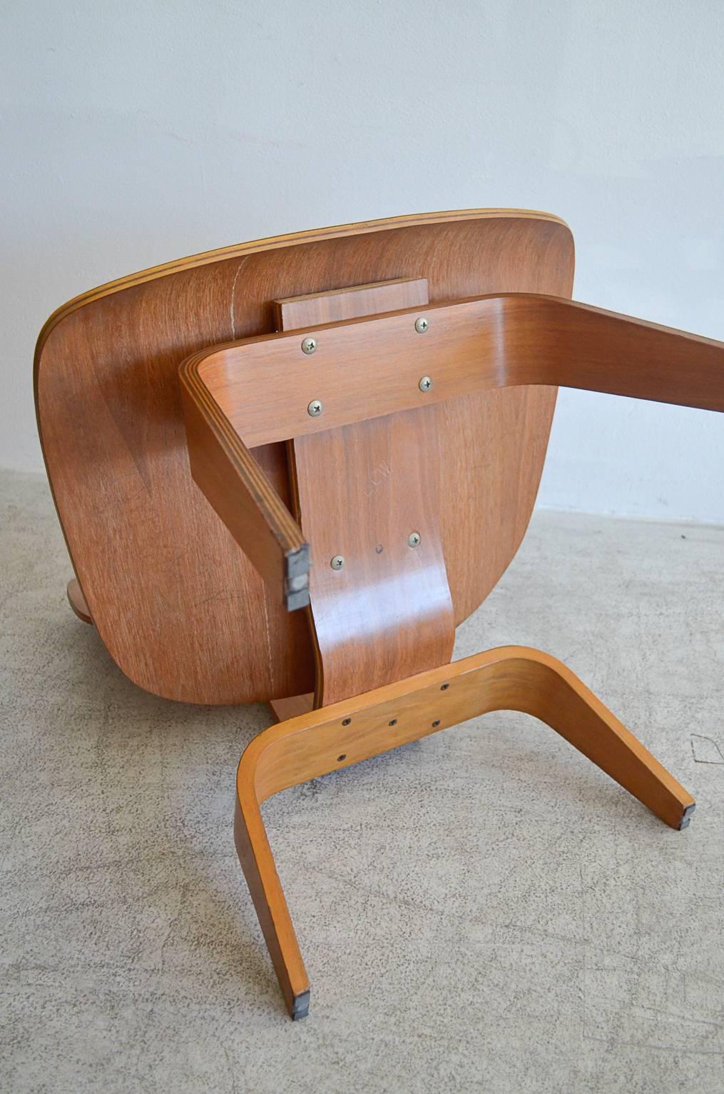 Early Eames LCW Bentwood Chair In Excellent Condition In Costa Mesa, CA