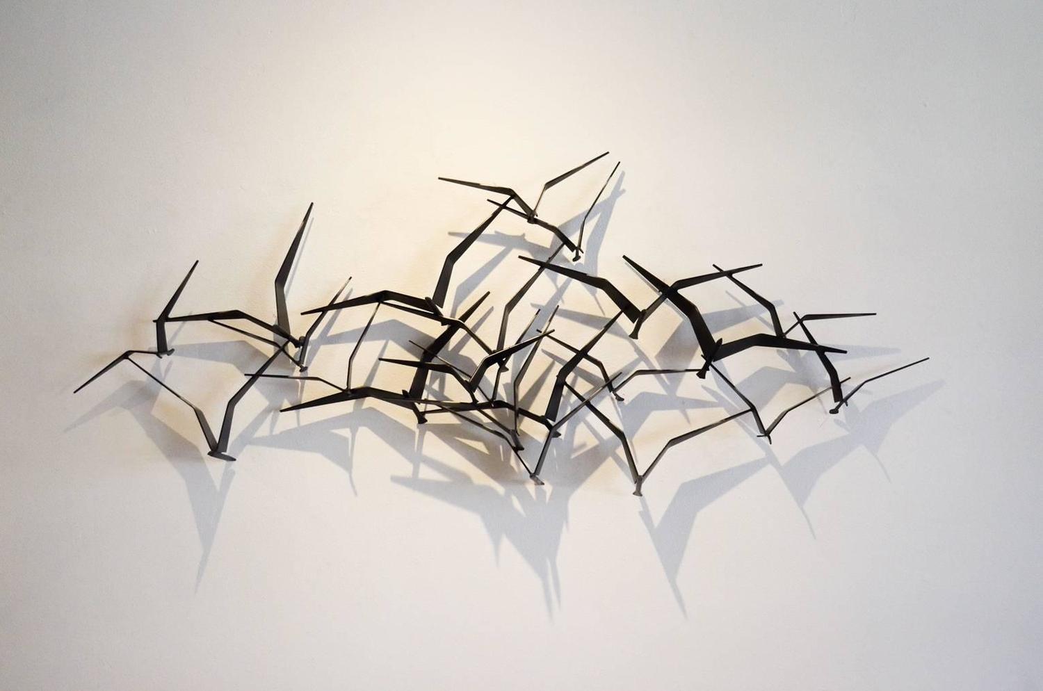 Curtis Jere Birds in Flight Wall Sculpture at 1stdibs