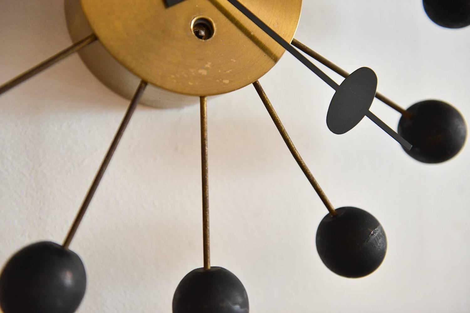 Original Nelson Ball Clock at 1stdibs