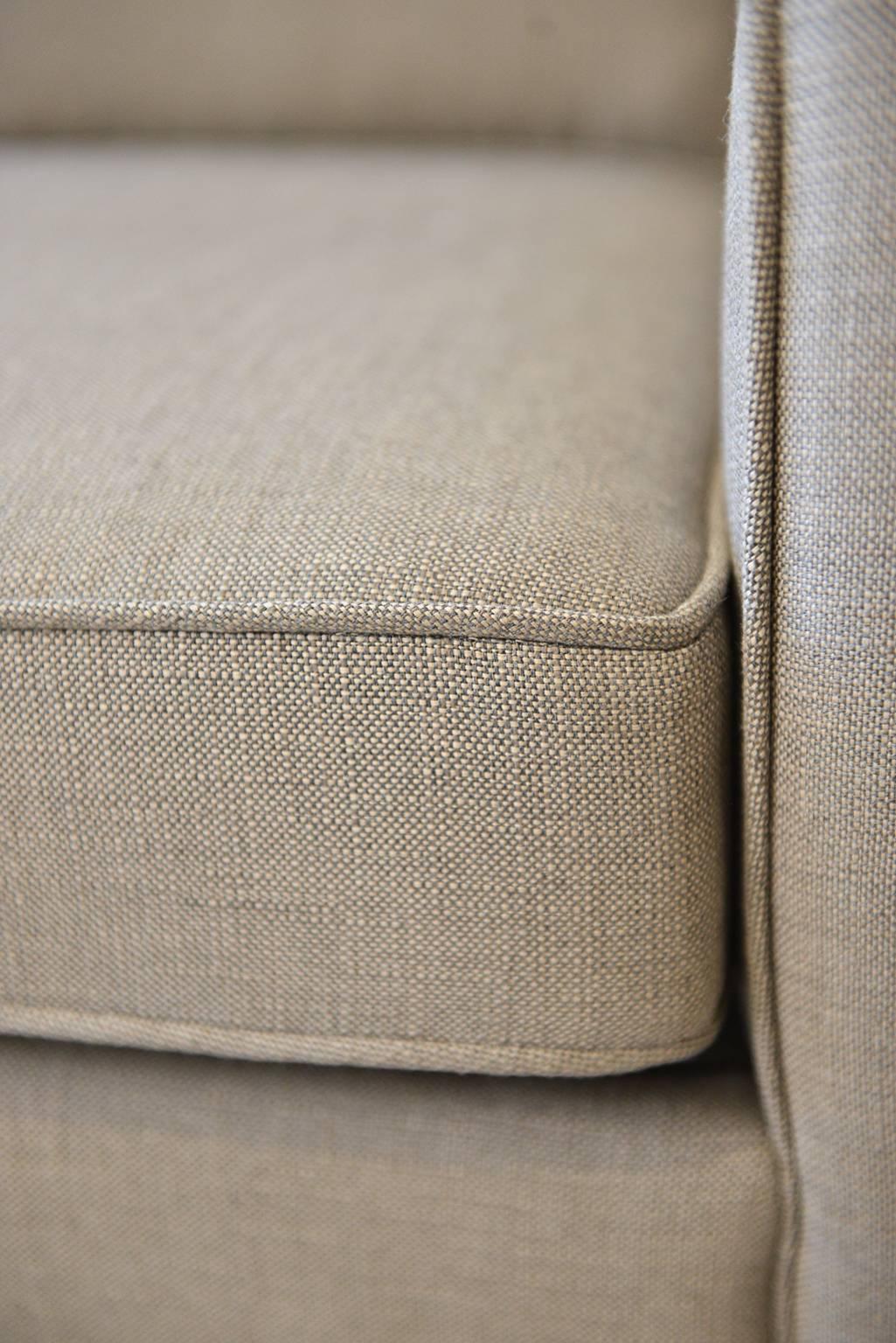 Chrome Frame Sofa by Steelcase In Excellent Condition In Costa Mesa, CA