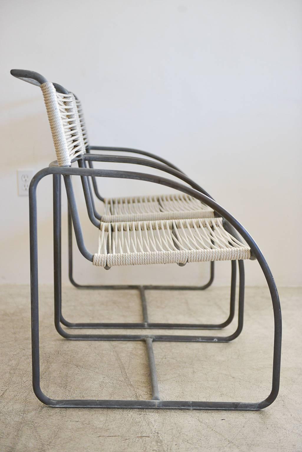 Mid-20th Century Tubular Bronze Patio Lounge Chairs by Kipp Stewart for Terra of California