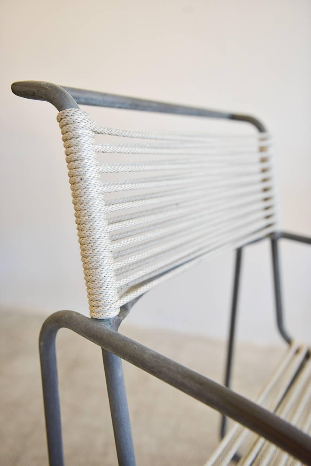 Tubular Bronze Patio Lounge Chairs by Kipp Stewart for Terra of California 2