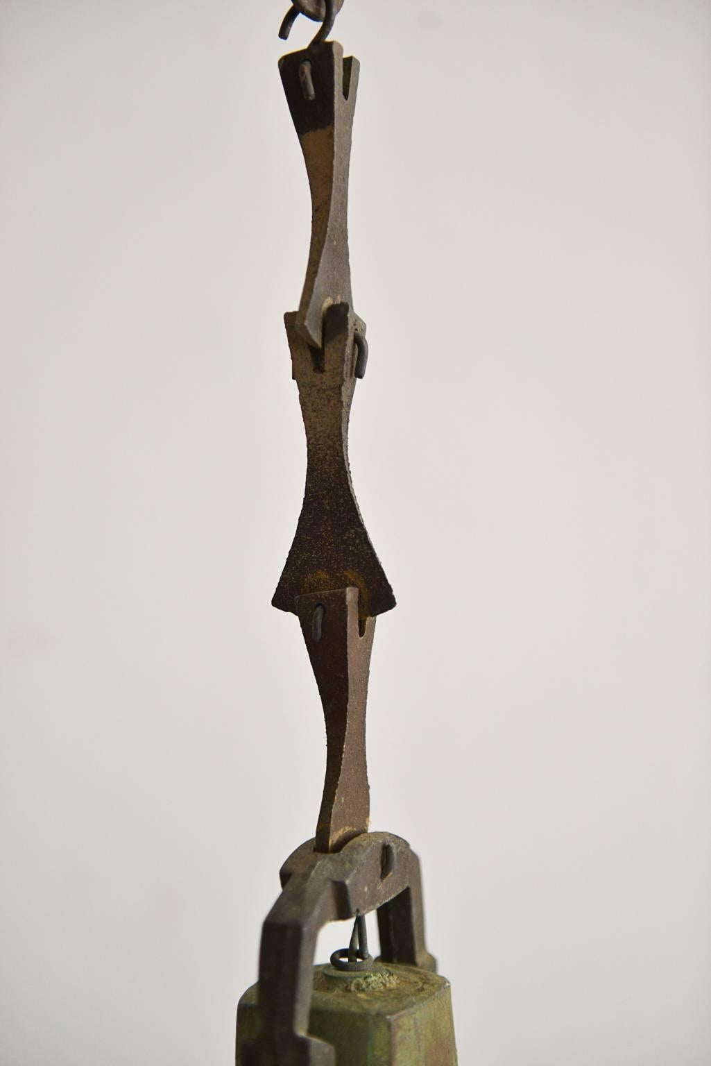 American Cast Bronze Wind Bell by Paolo Soleri