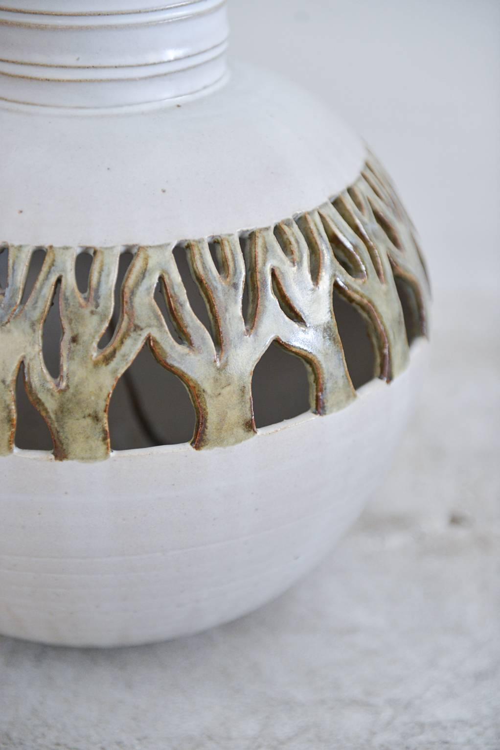 ceramic cut out lamp