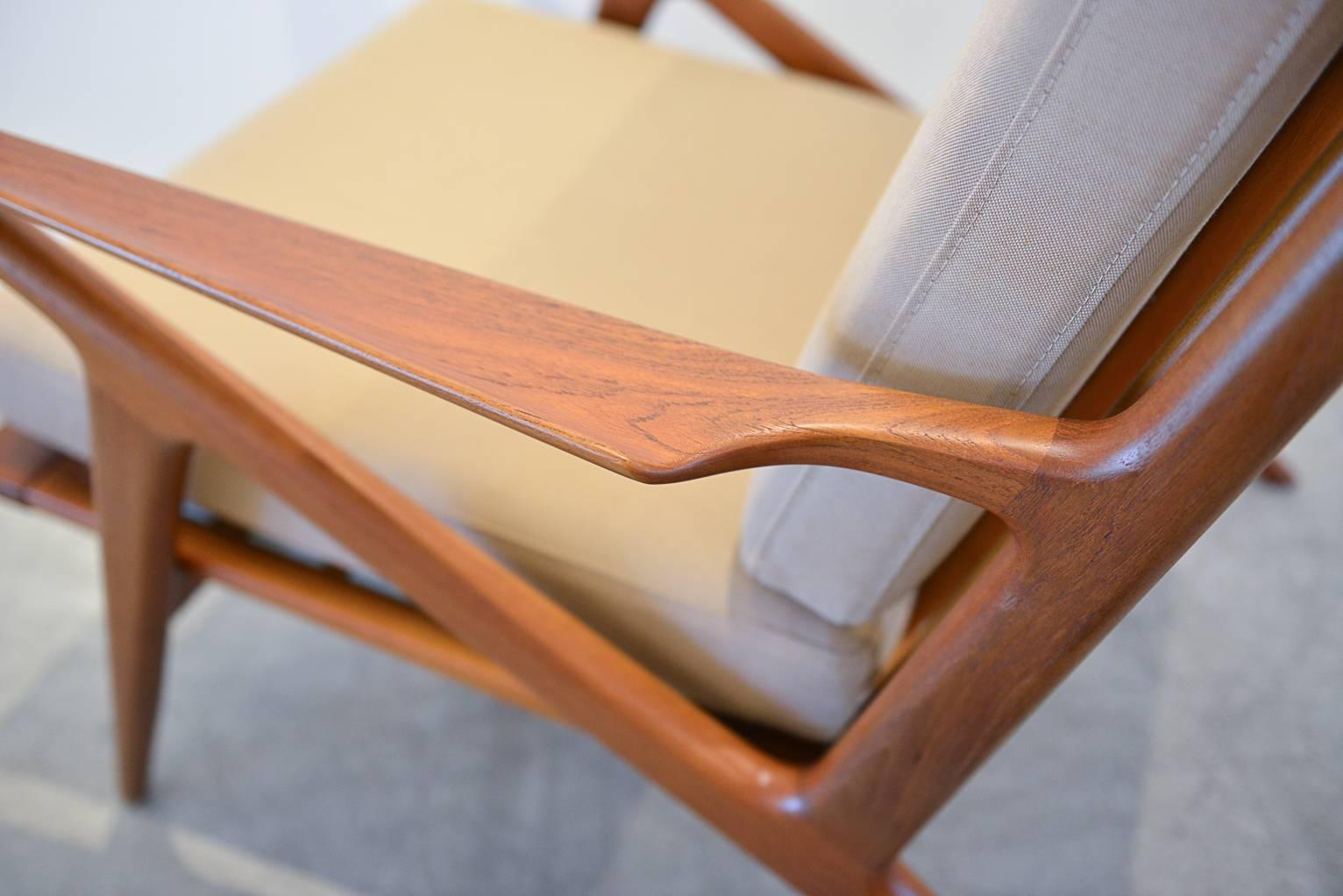 Silla Z Lounge de Poul Jensen para Selig mediados del siglo XX