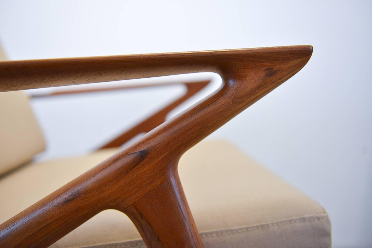 Silla Z Lounge de Poul Jensen para Selig en Excelente Estado en Costa Mesa, CA