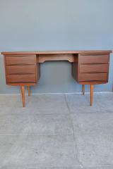 Teak Bowtie Front Desk by Skeie Norway