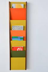 Wall-Mounted Magazine Rack by Peter Pepper, circa 1970