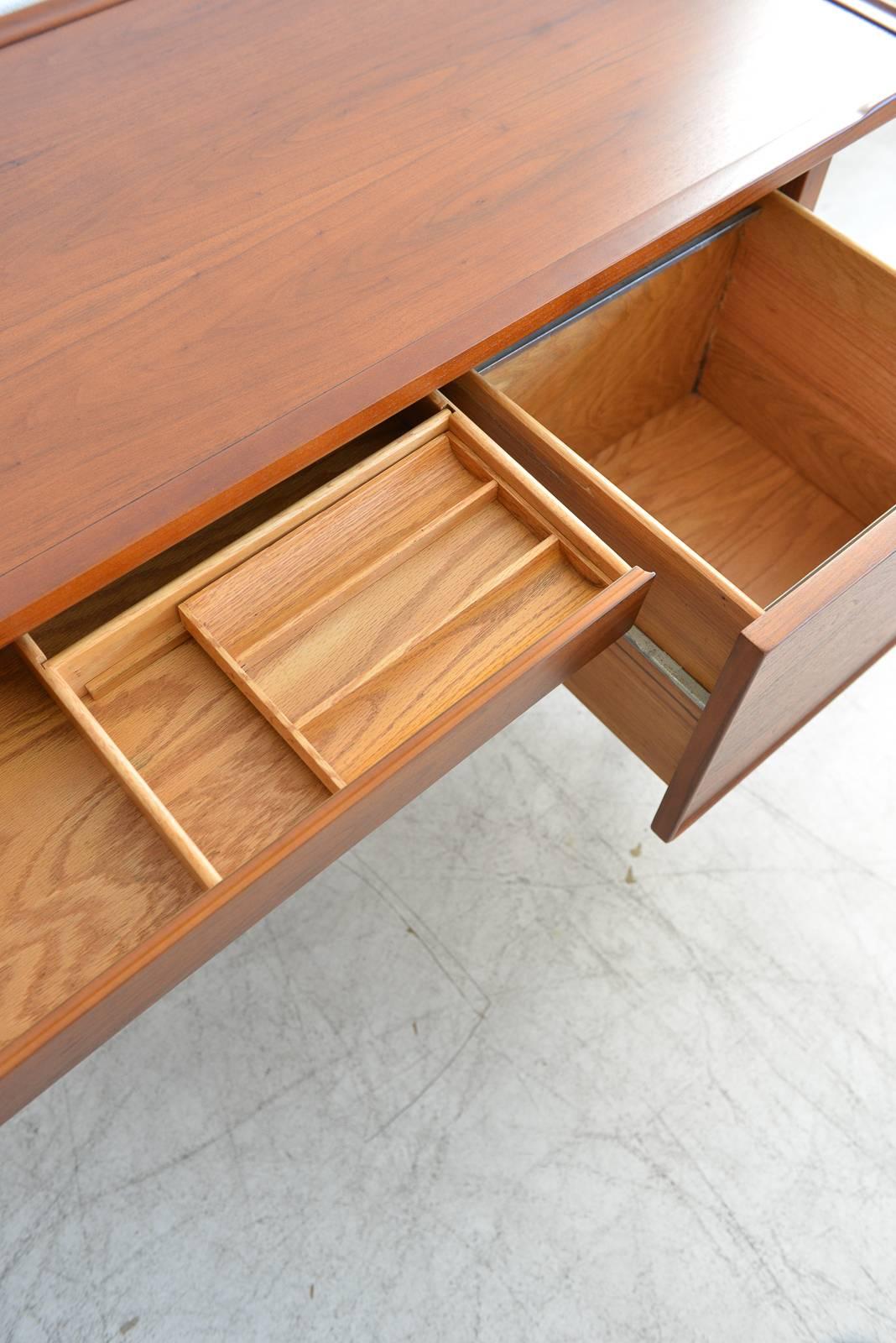 Mid-Century Modern Kipp Stewart for Drexel Declaration Walnut Desk