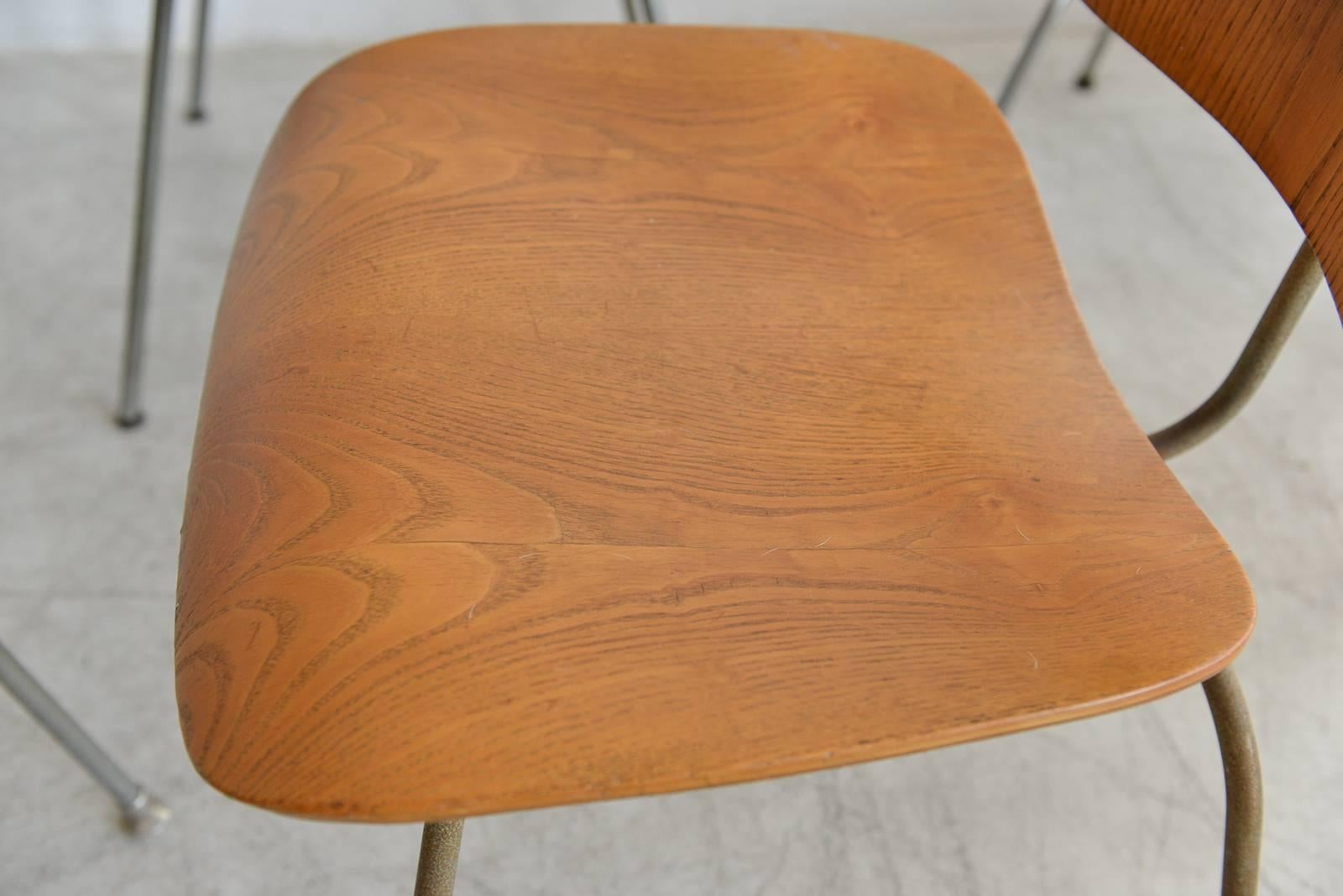 Early Charles Eames DCM Dining Chairs In Good Condition In Costa Mesa, CA