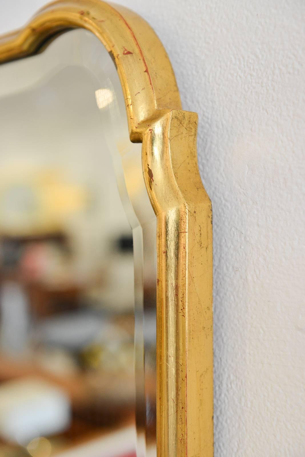 American Friedman Brothers Gold Gilt Mirror, circa 1960