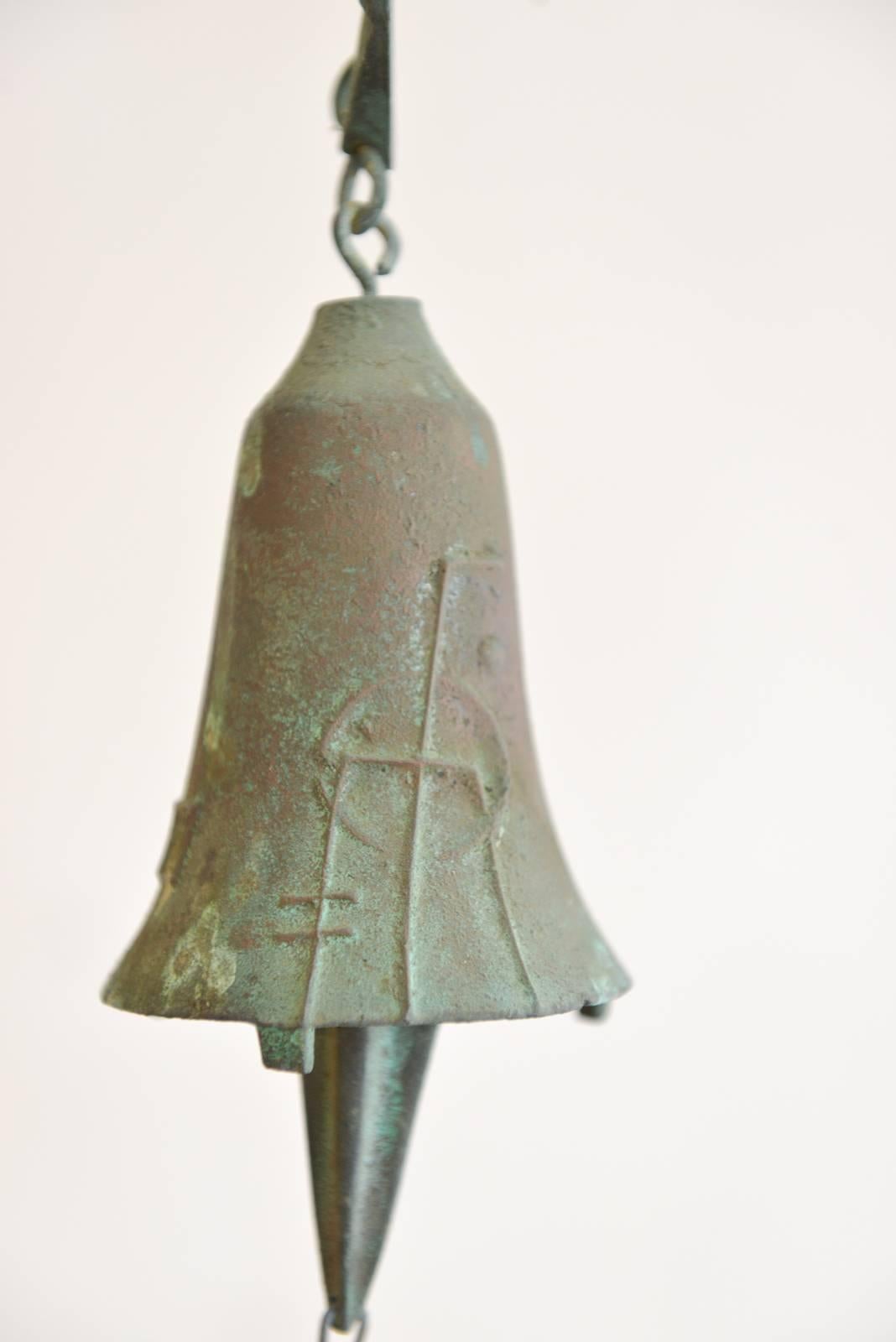 American Vintage Bronze Windbell by Paolo Soleri, circa 1965