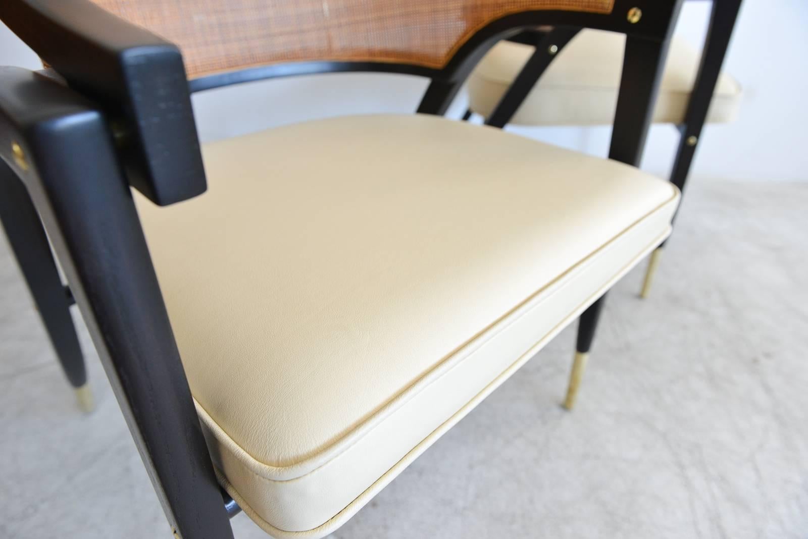 Mid-20th Century Edward Wormley for Dunbar Pair of Sculpted Armchairs, circa 1955