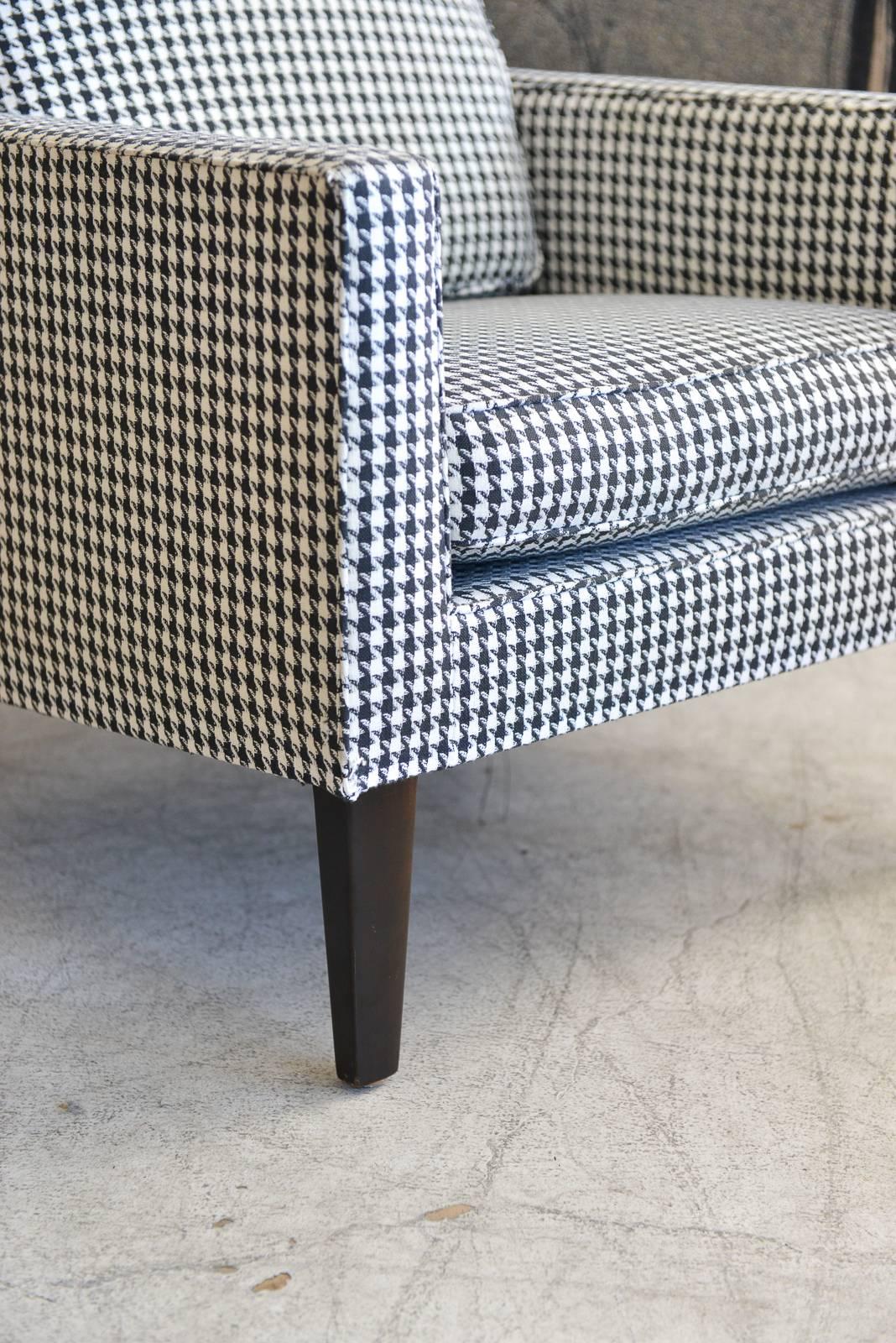 American Houndstooth Lounge Chair by Edward Wormley for Dunbar, circa 1970