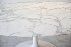 Eero Saarinen for Knoll Oval Marble Dining Table, circa 1960