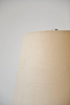 Petite Vintage Ceramic Table Lamp with Original Shade, circa 1965