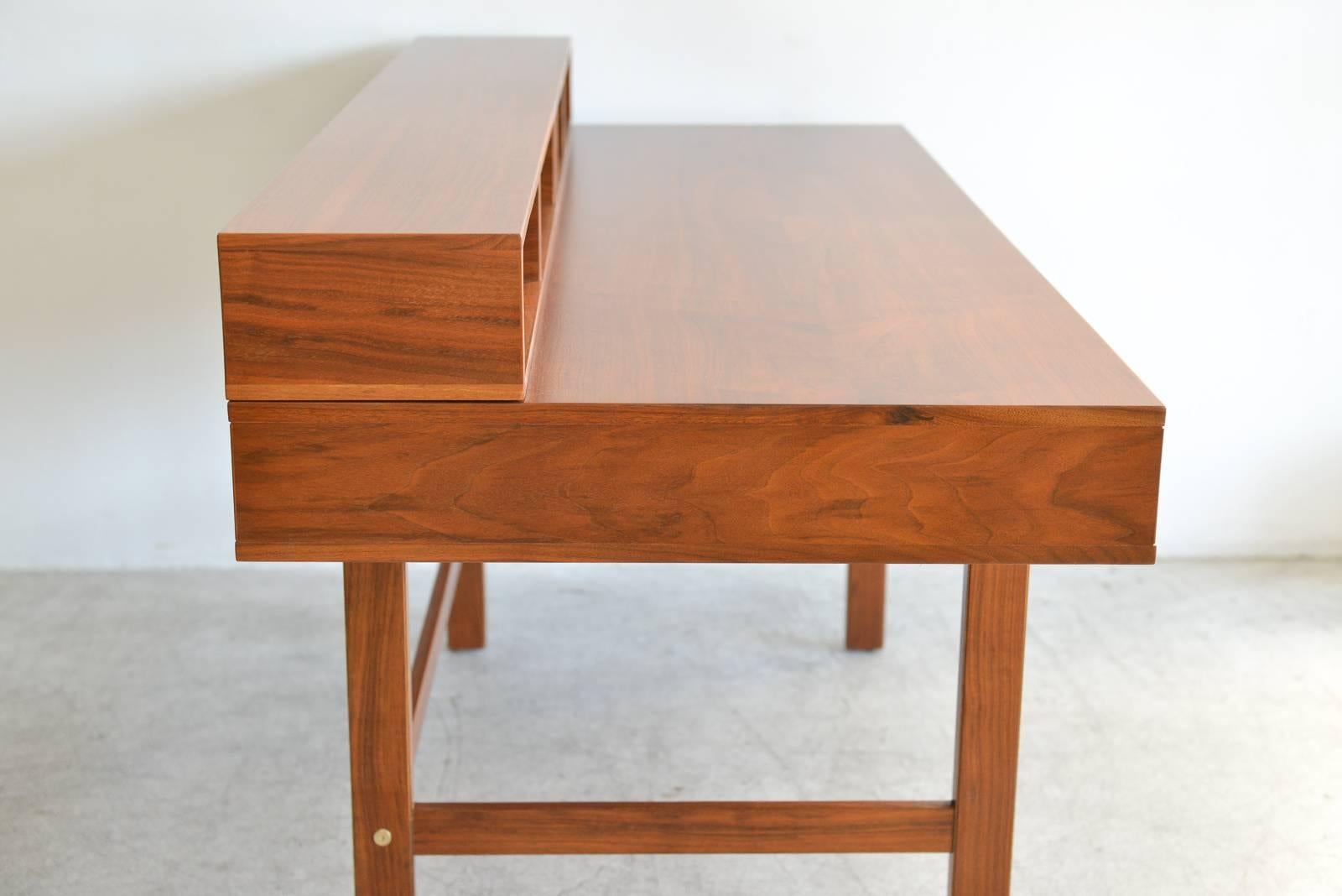 Walnut Partners Desk by Jens Quistgaard for Lovig, 1971 1