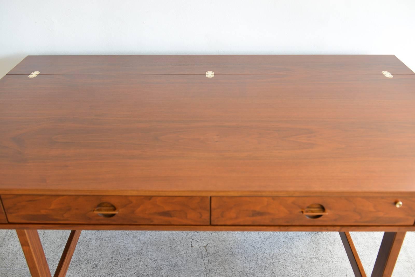 Late 20th Century Walnut Partners Desk by Jens Quistgaard for Lovig, 1971