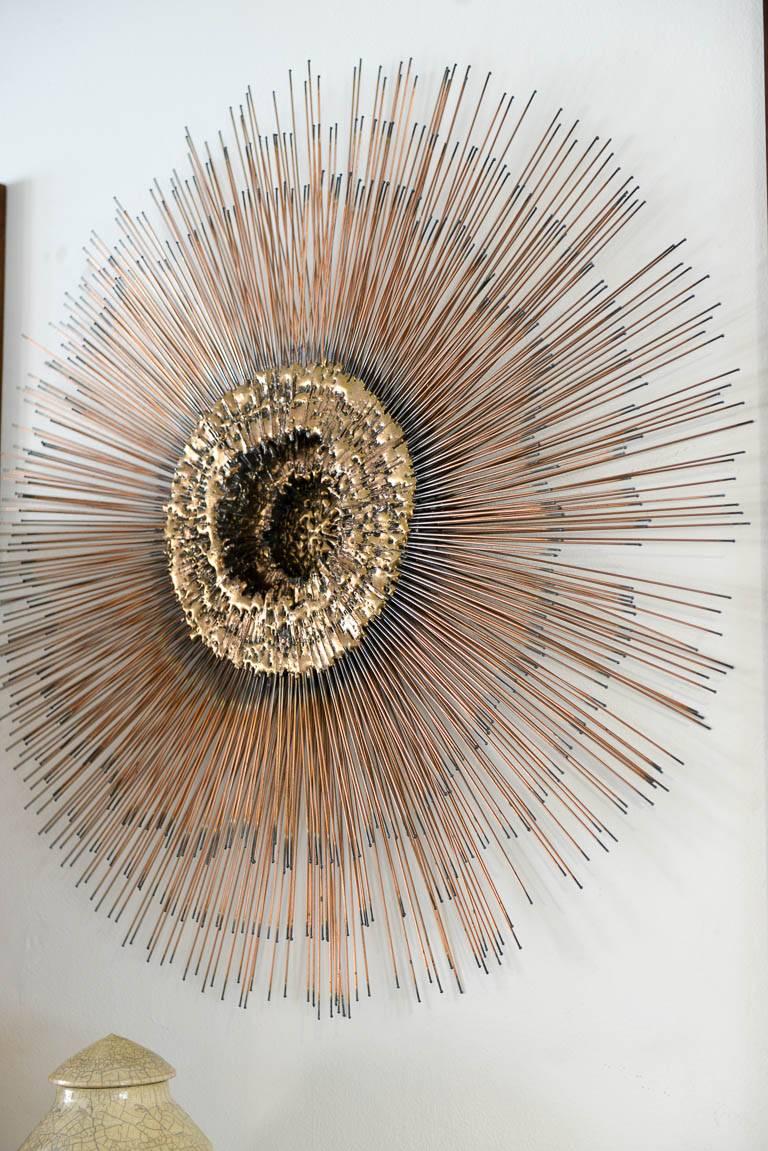 American Sunburst Wall Sculpture, circa 1975