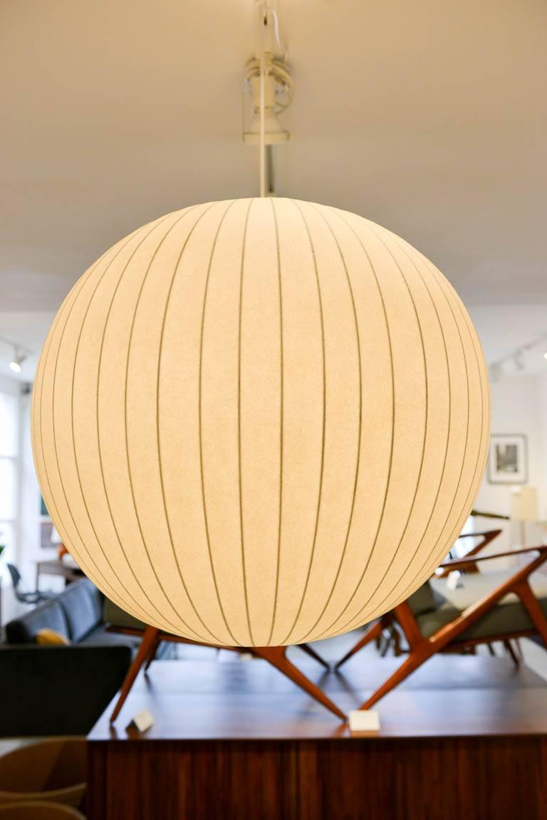 George Nelson Ball Pendant Bubble Lamp, circa 1969 at 1stDibs