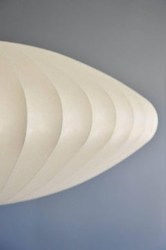 Large Original George Nelson for Howard Miller Saucer Bubble Pendant, circa 1965