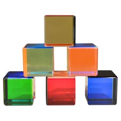 Vasa Velizar Mihich Lucite Cubes, 2011