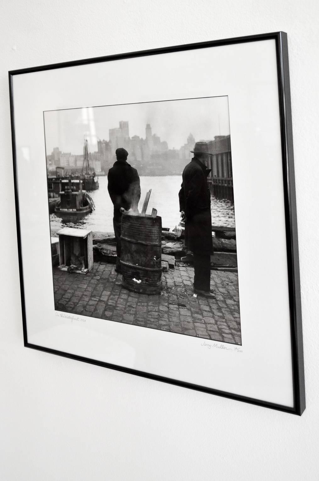 Mid-Century Modern 1954 Original Photograph 'On The Waterfront' by Jerry Muller, 1954