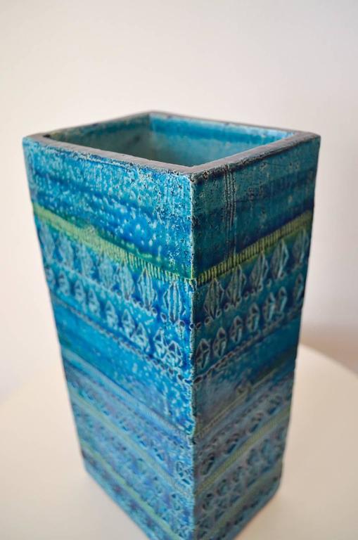 Bitossi Rimini Blue Square Vase at 1stDibs bitossi rimini blue vase